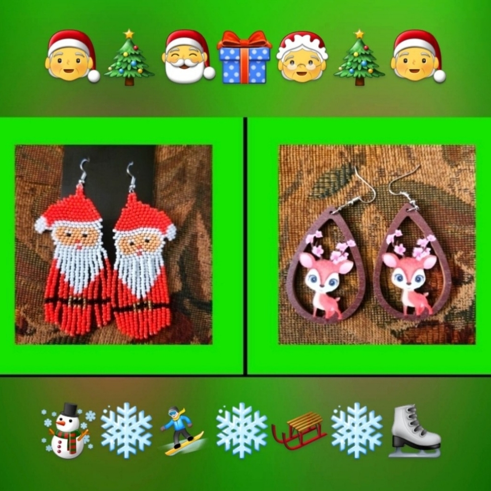 🎅🎄Christmas Earrings🎄🎁